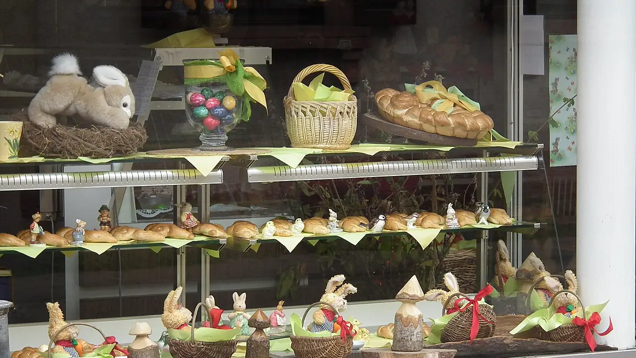 Schaufenster einer Bäckerei
